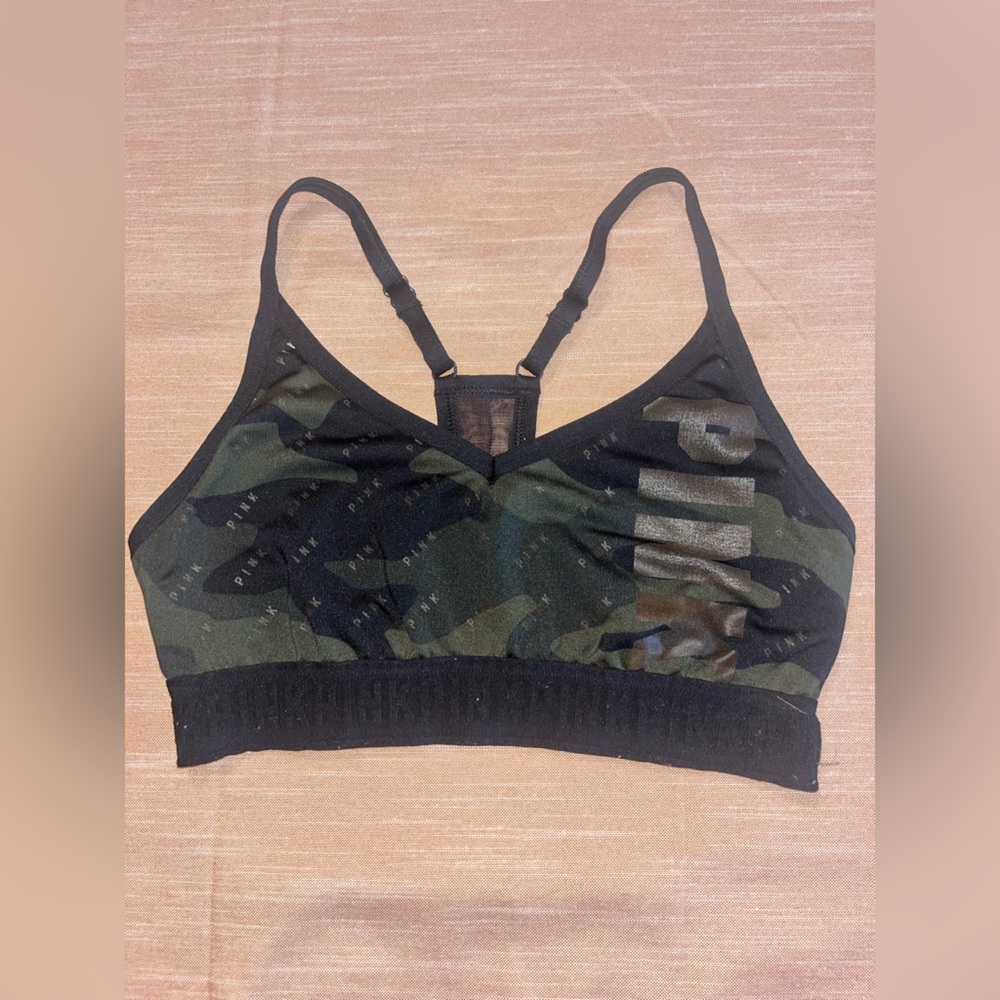 PINK Camouflage Sports Bra